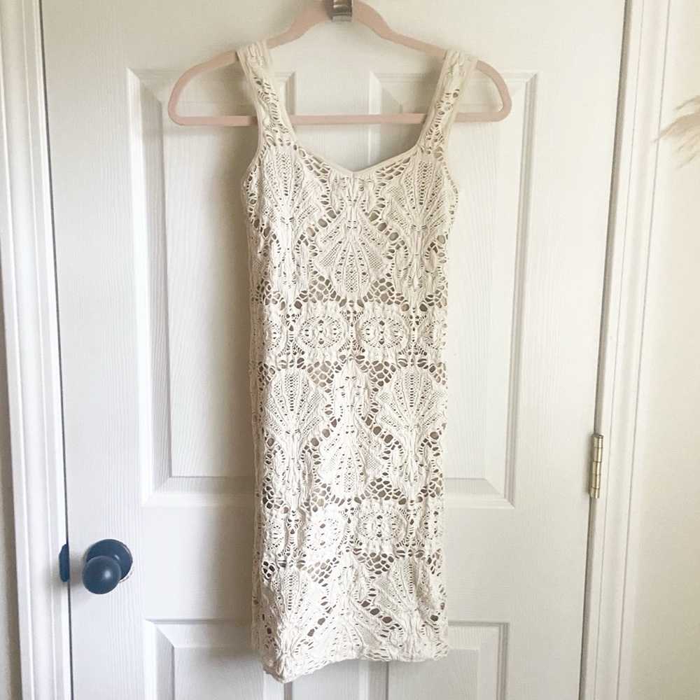 Free People Lace Crochet Dress - Picture 1 of 5